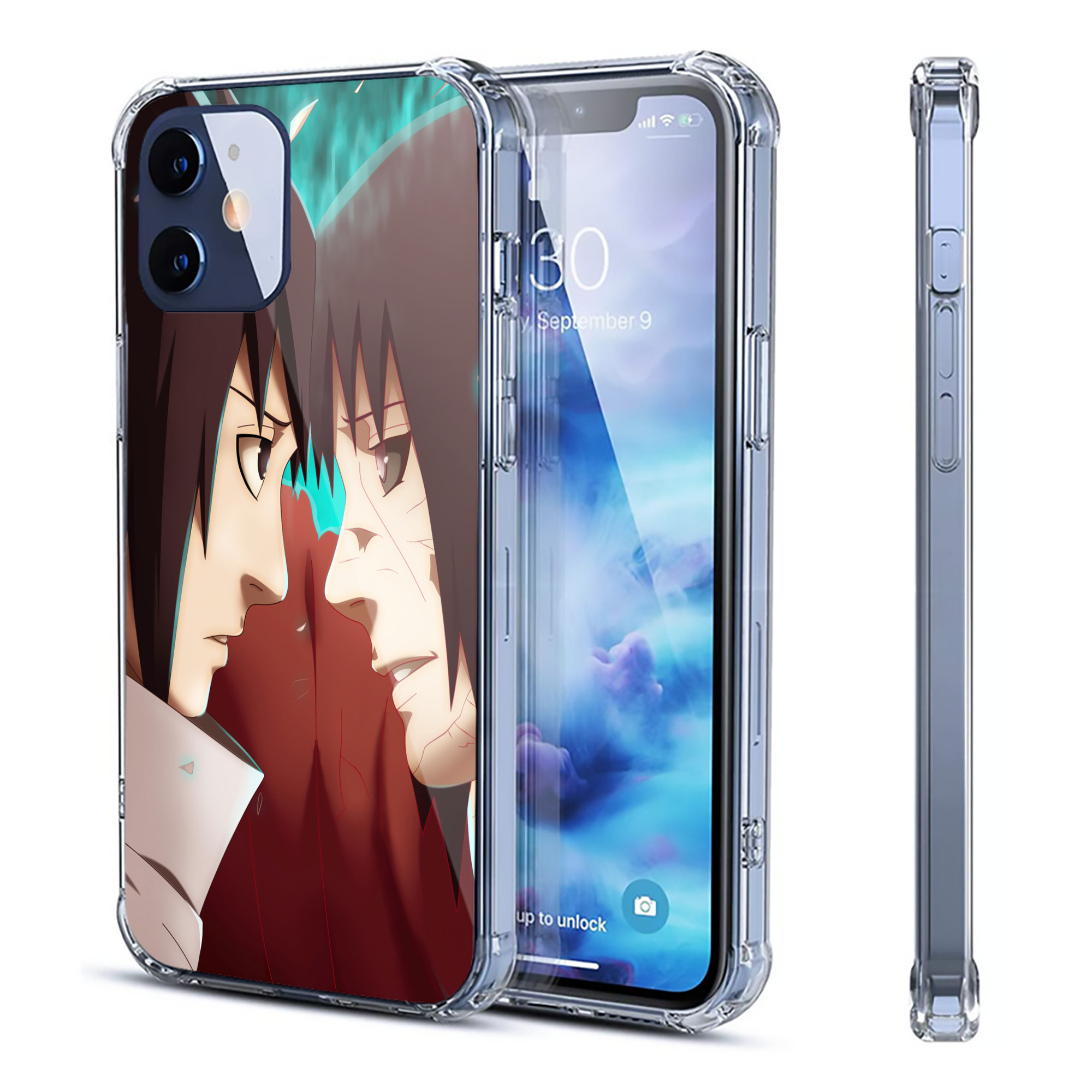 （画像用） NARUTO -ナルト- NARUTO -ナルト- 疾風伝 【iPhone 12シリーズ対応】透明スマホケース（クリアソフトケース）
